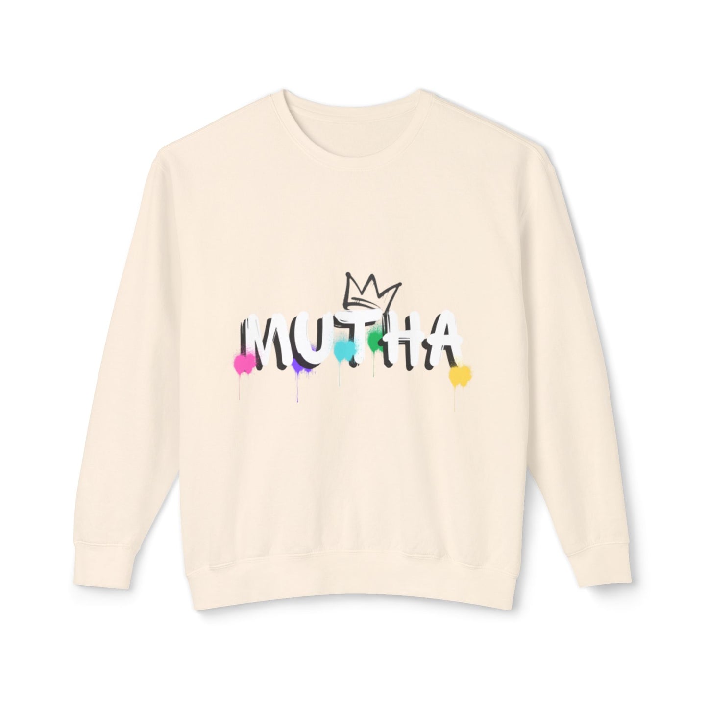Mutha Unisex Lightweight Crewneck Sweatshirt - Perfect Gift for Moms