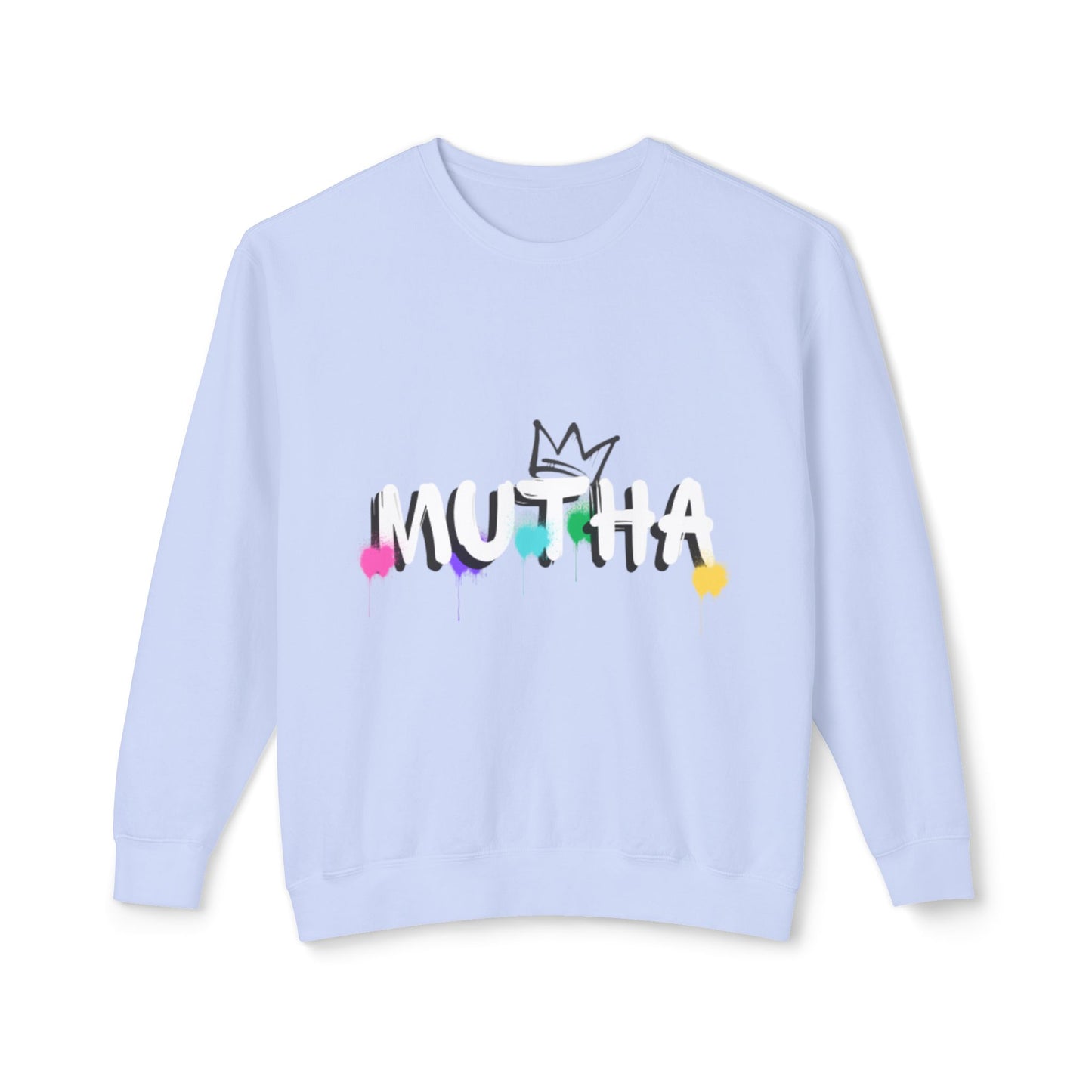 Mutha Unisex Lightweight Crewneck Sweatshirt - Perfect Gift for Moms