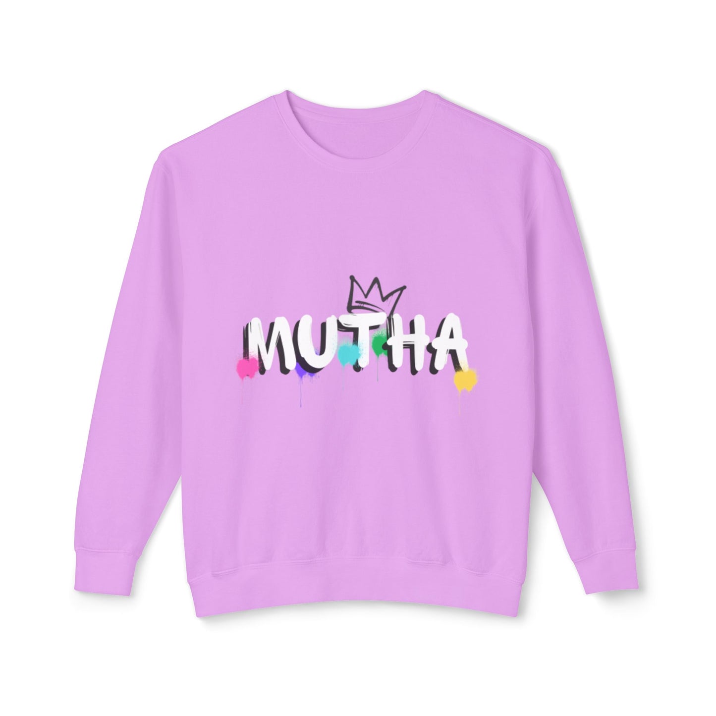 Mutha Unisex Lightweight Crewneck Sweatshirt - Perfect Gift for Moms