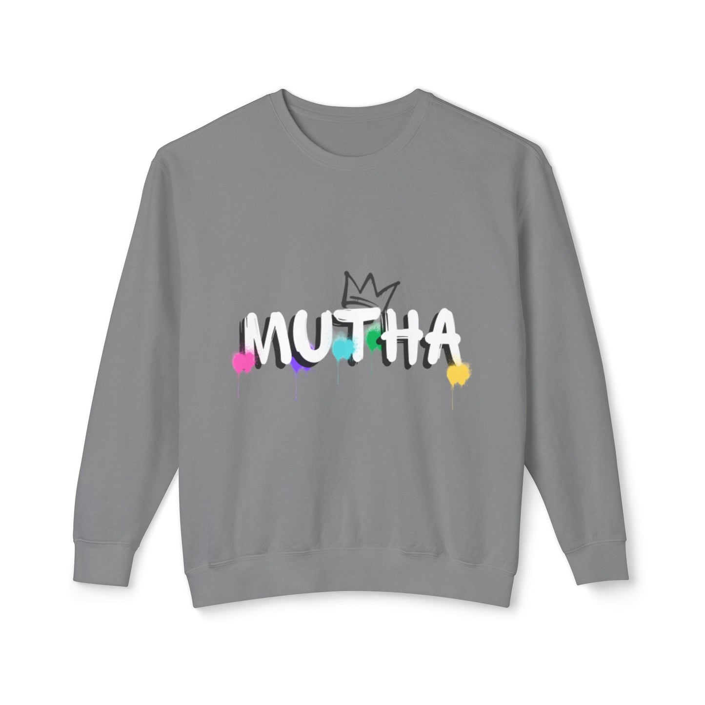 Mutha Unisex Lightweight Crewneck Sweatshirt - Perfect Gift for Moms